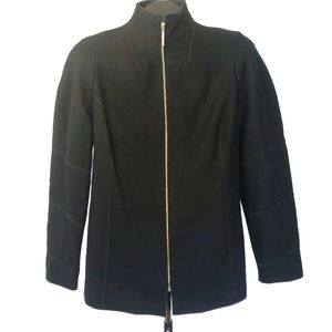 Harvé Bernard by Bernard Holtzman Wool Coat Sz 8